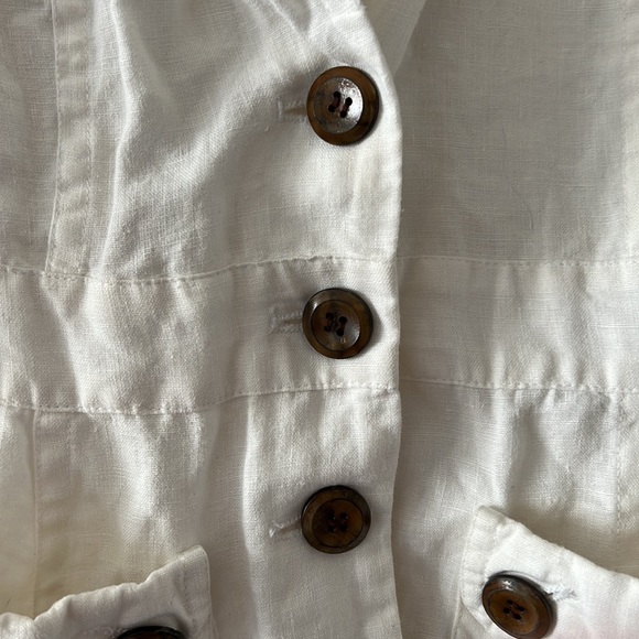 Chico's Linen jacket or shirt - safari mood - size 0 - Picture 3 of 11